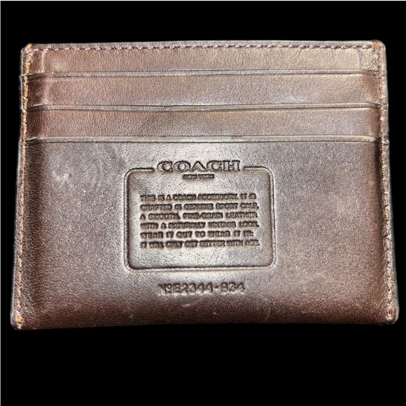 Coach Card Case in mahogany - Picture 4 of 5